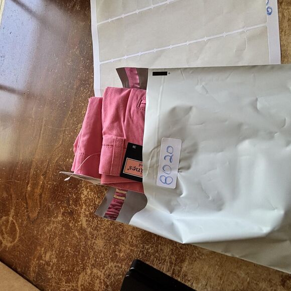 Vineyard Vines Shorts Mens 38 Nautical Twill Club Sun Burn Pink Chino Golf Prep - Picture 13 of 13